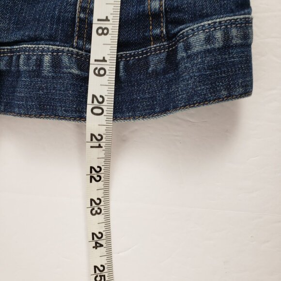 Harolds XS Blue Denim Jacket Vintage Jeans Fall Cotton Spandex Coat - Picture 13 of 16